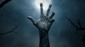 mão zombie