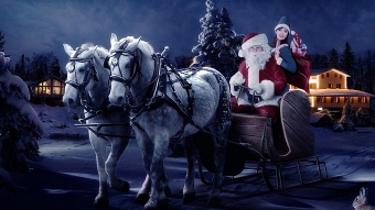 santa claus sleigh
