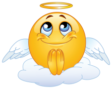angel emoticon sticker