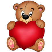 brown teddy sticker