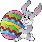 easter bunny sticker