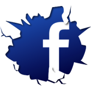 facebook logo sticker