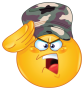 soldier emoticon sticker