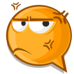angry emoticon sticker