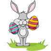 easter bunny sticker
