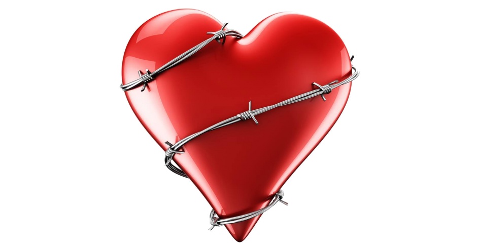 Image result for heart with barbed wire