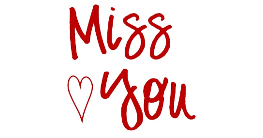 miss you stickers